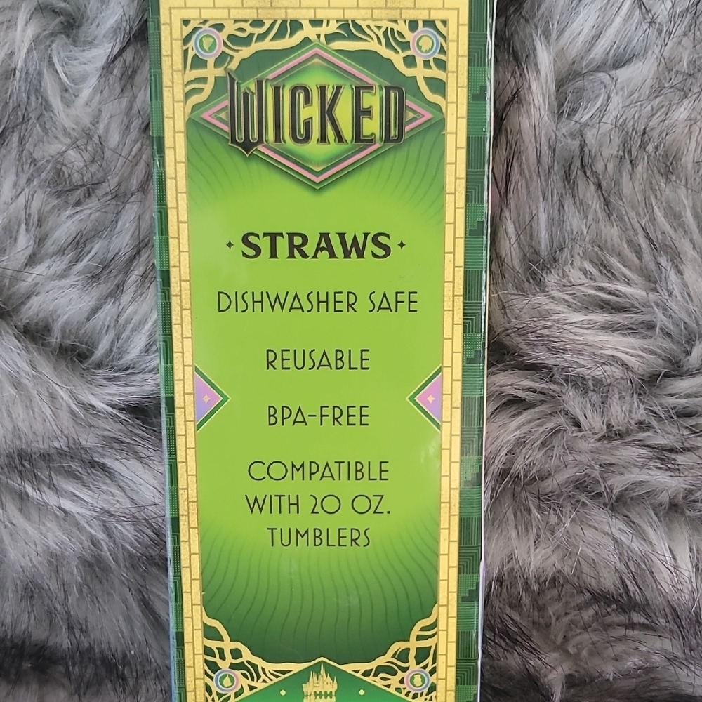 Wicked Elphaba Straw Set NWT - Picture 6 of 7
